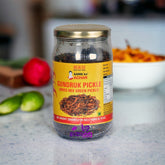 Aama ko Achar Gundruk Pickle – Traditional Nepali Fermented Leaf Pickle Dhaka Topi USA